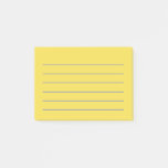 Lined Yellow Notes