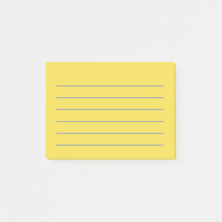 Lined Yellow Notes