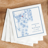 Linekin Bay Resort Maine Map Elegant Navy Wedding