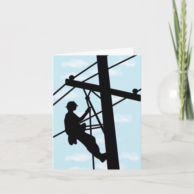 Lineman Appreciation Fun Trivia Card (Front)