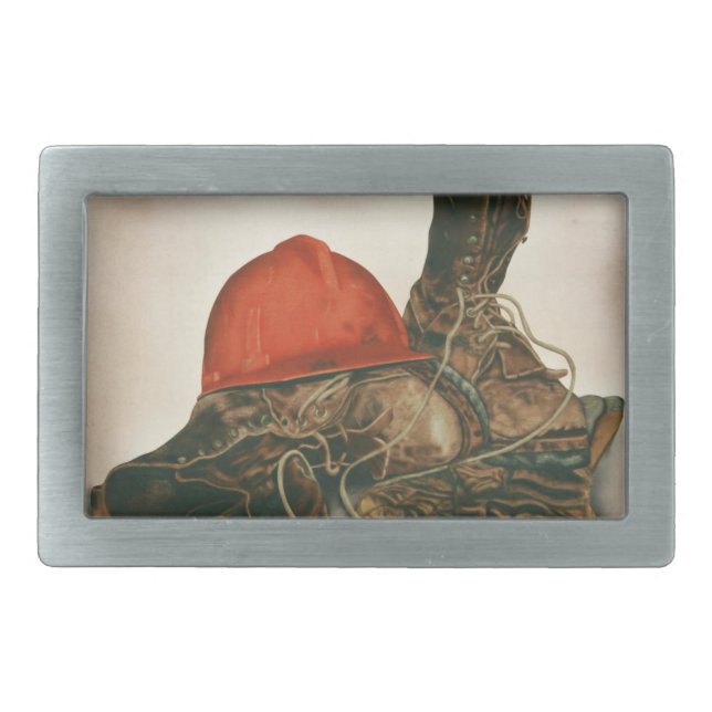 Lineman/construction belt buckle. buckle (Front)