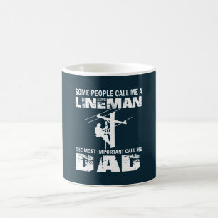 Lineman Dad Coffee Mug