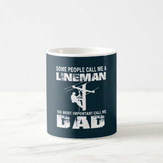 Lineman Dad Coffee Mug