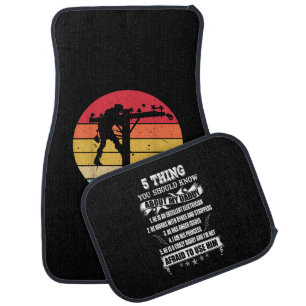 Lineman Electrician Gift Car Floor Mat