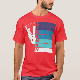 Lineman Electricity Electrician Upper Line Electro T-Shirt