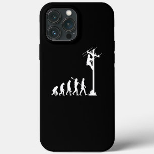 lineman evolution electrician lineman iPhone 13 pro max case