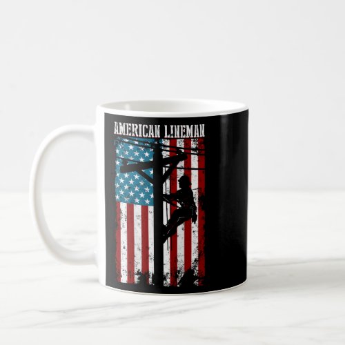 Lineman gif coffee mug