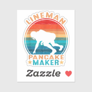 Lineman Pancake Maker - American Football Sticker