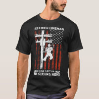 Lineman Retirement 4th Of July Funny Novelty Man W