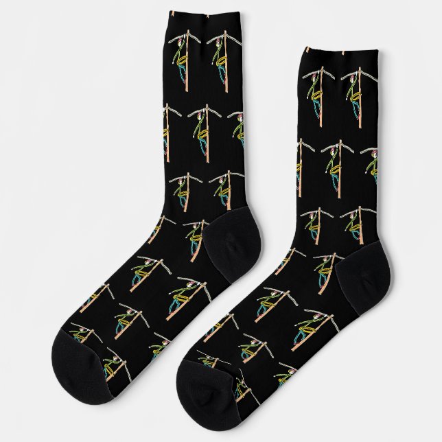 Lineman Stickman Socks (Left)