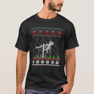 Lineman Ugly Christmas Sweater Gifts For Women Men