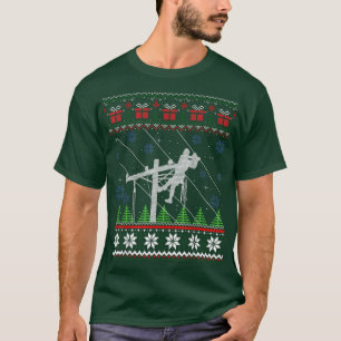 Lineman Ugly Christmas Sweater Gifts For Women Men