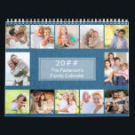 Linen 3 Photos per Month with Notes Section 2023 Calendar<br><div class="desc">Create your own family calendar with your own title, the year and up to 48 different pictures. The photo template is set up for you to add 12 pictures to the front cover and 3 pictures on each month. Every page has a different color linen look background with a section...</div>