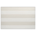 Linen Beige and Ivory Wide Stripes Large Scale Fabric
