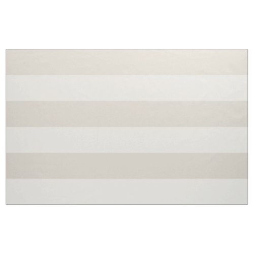 Linen Beige and Ivory Wide Stripes Large Scale Fabric