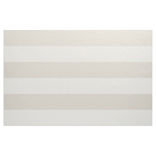 Linen Beige and Ivory Wide Stripes Large Scale Fabric