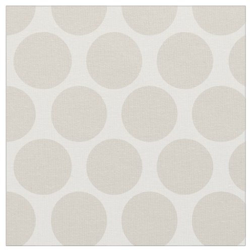 Linen Beige Mod Dots Fabric