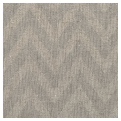 Linen Beige Modern Chevron Large Scale Fabric