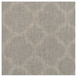 Linen Beige Modern Quatrefoil Large Scale Fabric