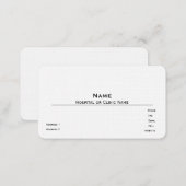 Linen Business Card Template (Front/Back)