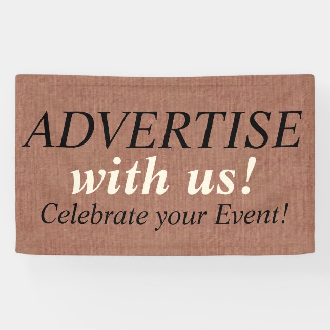 Linen Canvas seamless pattern 2 + your ideas Banner (Horizontal)