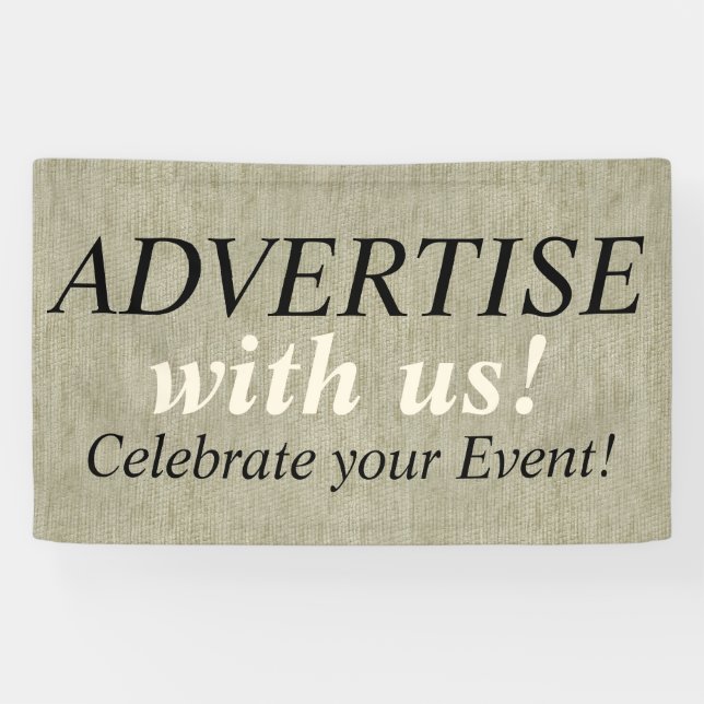 Linen Canvas seamless pattern 4 + your ideas Banner (Horizontal)