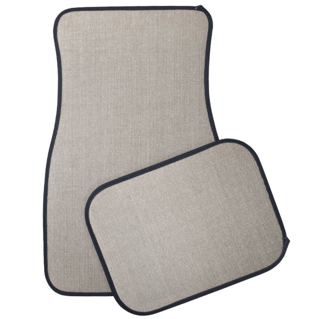 Linen Car Floor Mat (Set)