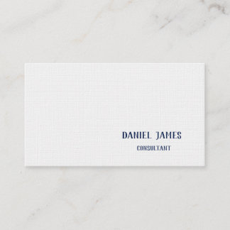 Linen Custom Business Card