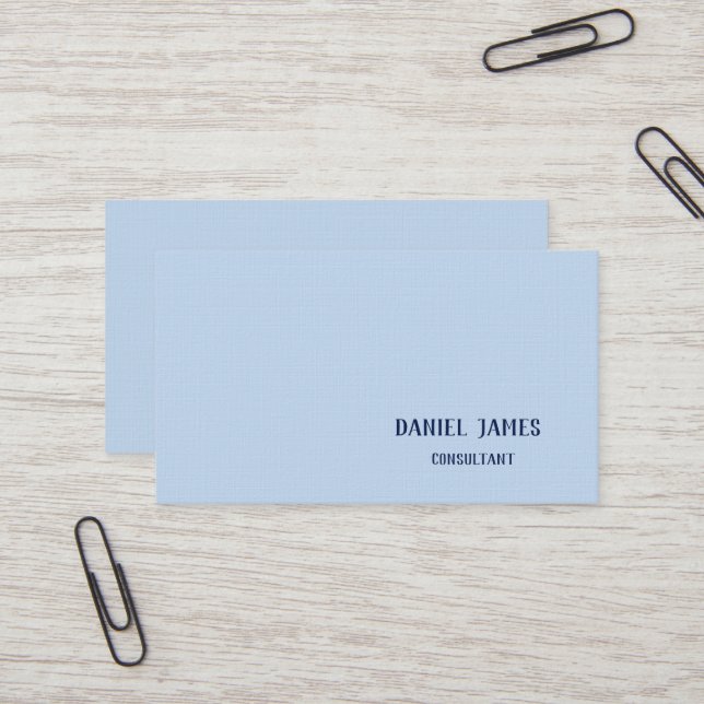 Linen Custom Business Card (Front/Back In Situ)