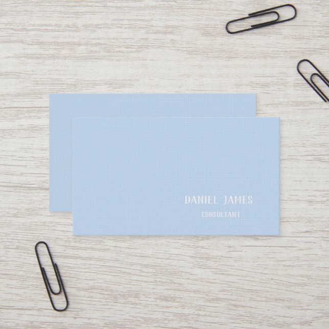 Linen Custom Business Card (Front/Back In Situ)