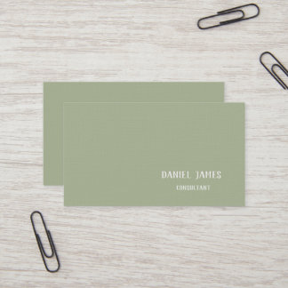 Linen Custom Business Card
