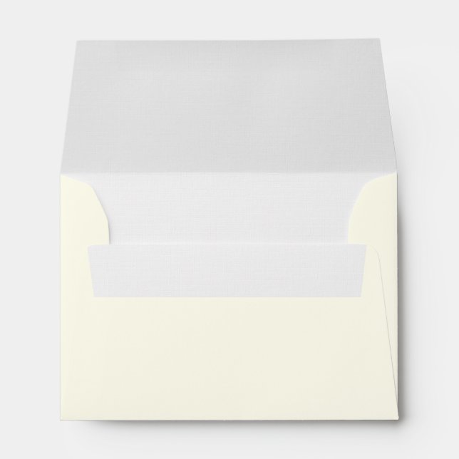 Linen Envelope - (4x6) Off White (Back (Bottom))