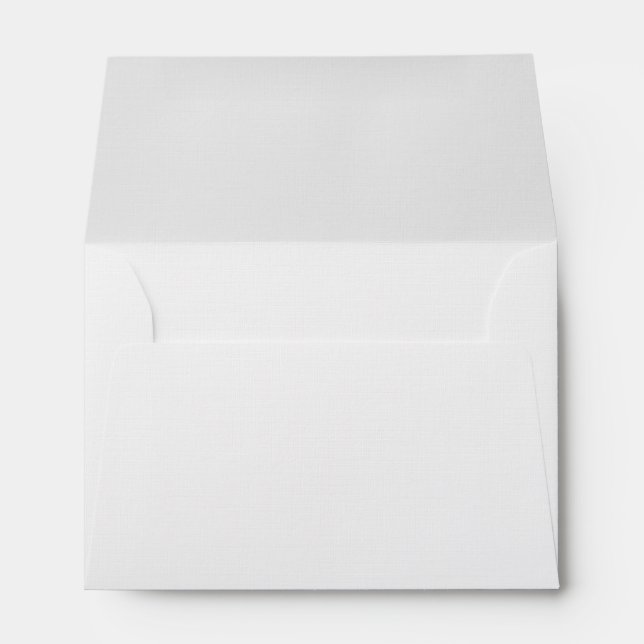Linen Envelope - (4x6) White (Back (Bottom))
