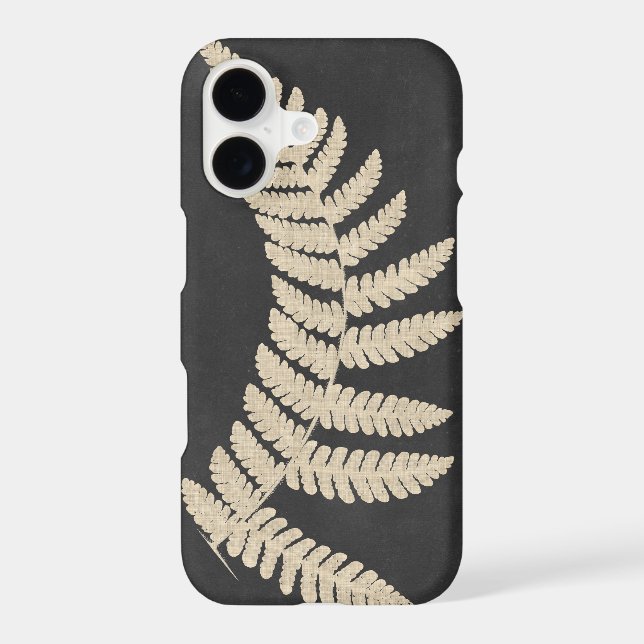 Linen Fern Iphone Case (Back)