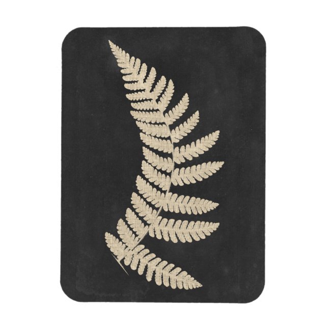 Linen Fern Magnet (Vertical)