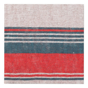 Linen knitwear texture with red print stripes