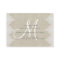 Linen Lace Simple Plain Monogram