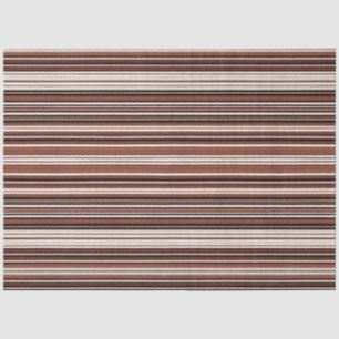 Linen Luxury Modern Brown White Texture Collection Tissue Paper