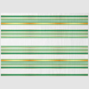 Linen Luxury Popular Green Gold Texture Collection Tissue Paper