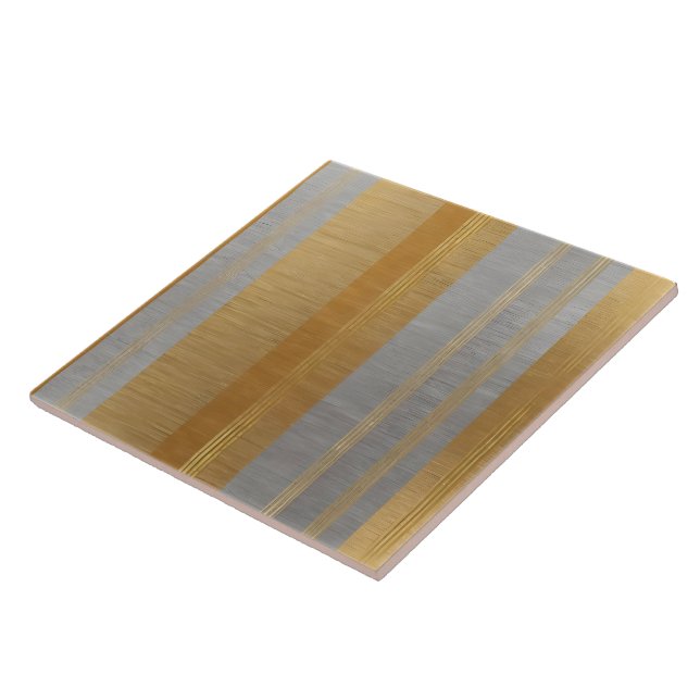 Linen Luxury Popular Silver Gold Collection Ceramic Tile (Side)