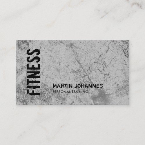 Linen Modern Personal Trainer Fitness Sport Business Card