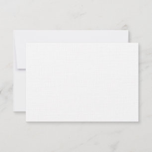 Linen Paper Wedding RSVP Response Card