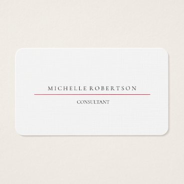 Linen Professional Plain Minimalist Simple Modern Business Card Linen Professional Plain Minimalist Simple Modern Business Card