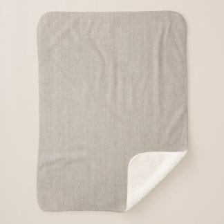 Linen Sherpa Blanket