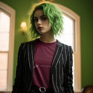 Linen Stitch Knitting T-Shirt