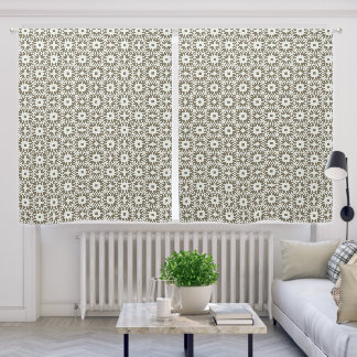 Linen Trellis Blackout Curtains