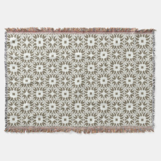 Linen Trellis Throw Blanket