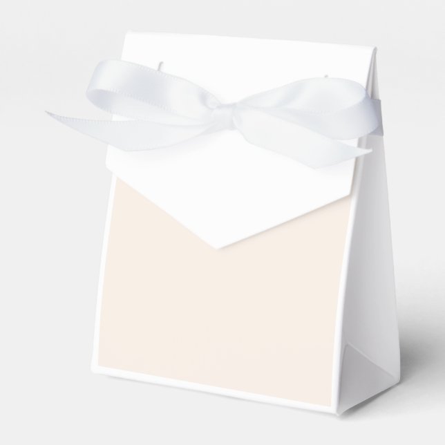 Linen White Favor Boxes (Front Side)