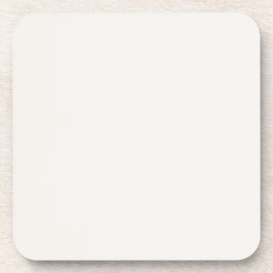 Linen White, Off-White Beverage Coaster