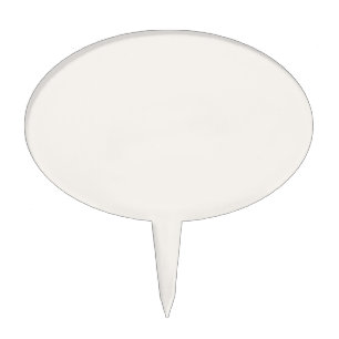 Linen White, Off-White  Cake Topper